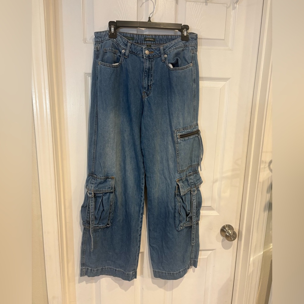 Wild Fable Men's Denim Cargo Pants